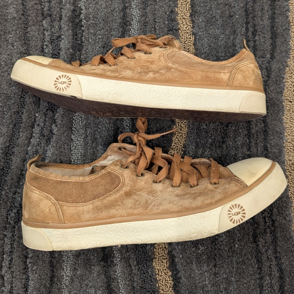 Ugg Evera 1888 Suede Shearling Sneakers 9 View 2
